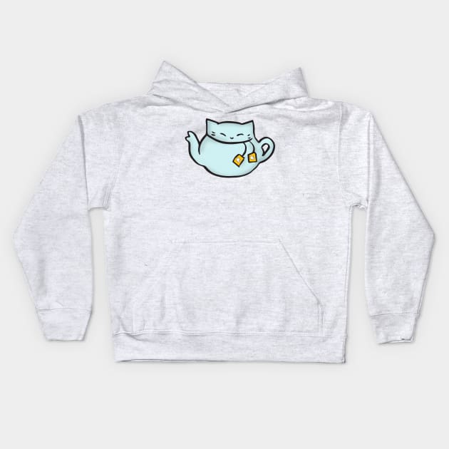 Calming Cats Kids Hoodie by amandachenlee